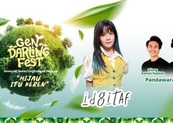 Caption: Musisi IDGITAF dan Pandawara Group akan berbagi cerita dan ceria dalam program Gen Darling Fest yang mengusung tema “Hijau Itu Keren” di De Tjolomadoe, Colomadu, Kabupaten Karanganyar, Jawa Tengah, Kamis (12/2/2026).