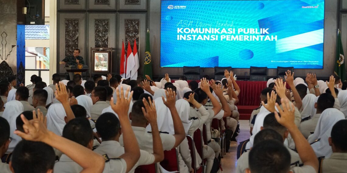 Biro Humas dan Protokol ATR/BPN Berikan Bekal Pengetahuan Komunikasi Publik dalam Rangka KKN Taruna STPN 2025