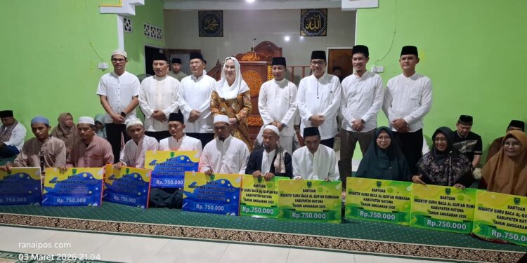 Safari Ramadhan di Air Lengit, Bupati Natuna Ajak Masyarakat Makmurkan Masjid