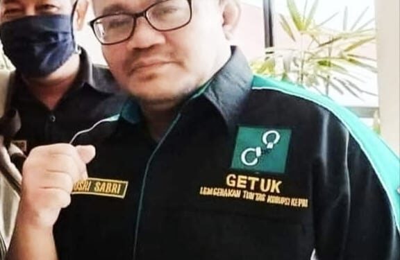 Ketua LSM Getuk Kepri, Jusri Sabri