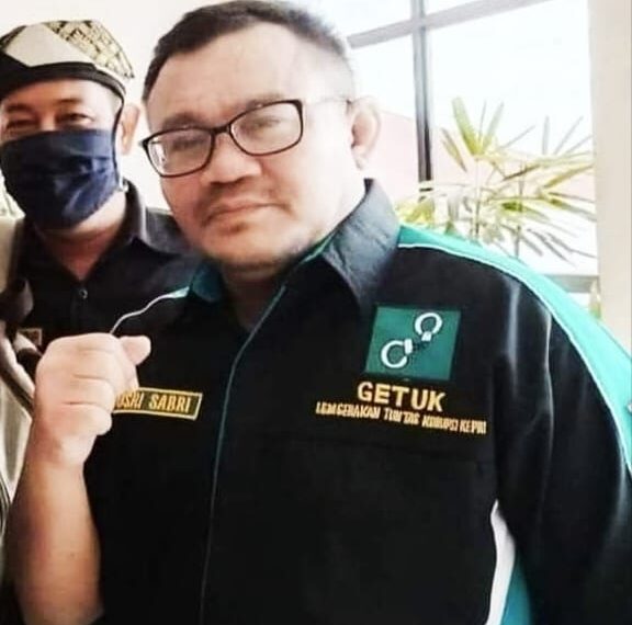 Ketua LSM Getuk Kepri, Jusri Sabri