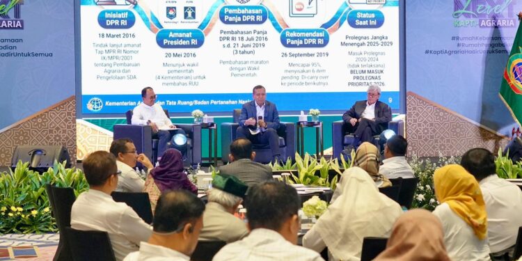 Kementerian ATR/BPN Libatkan KAPTI-AGRARIA dalam Penguatan Substansi RUU Administrasi Pertanahan