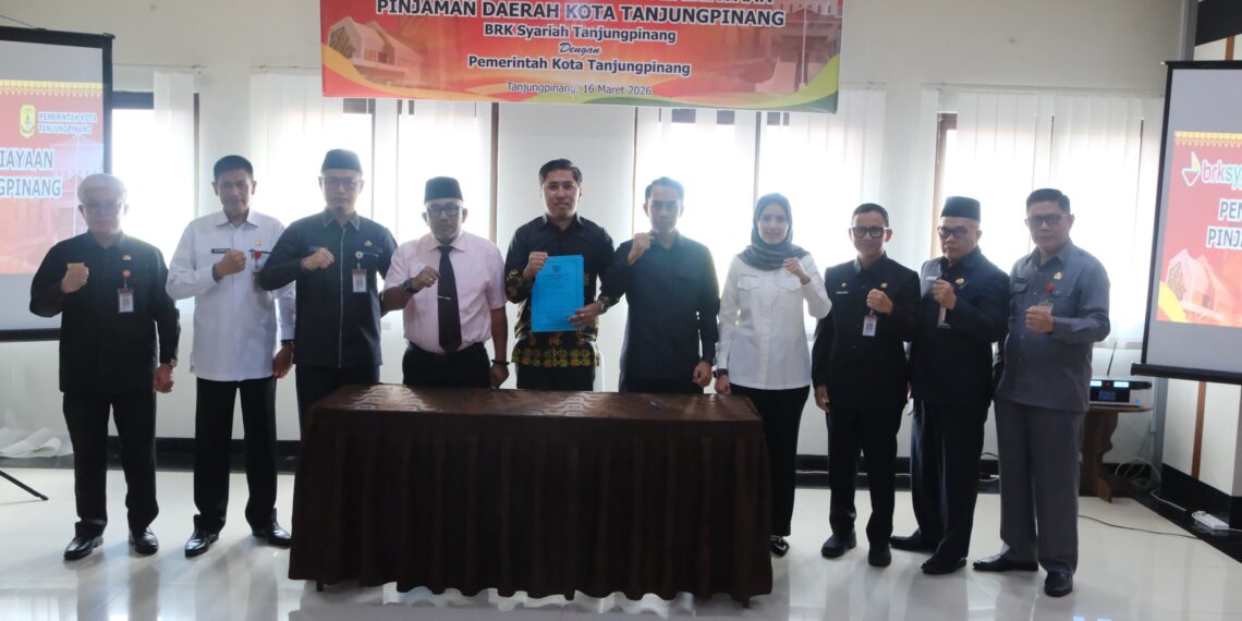 Pemko Tanjungpinang Teken Pinjaman Daerah Rp. 30 Miliar dengan BRK Syariah, Atasi Kekurangan Arus Kas Jelang Lebaran