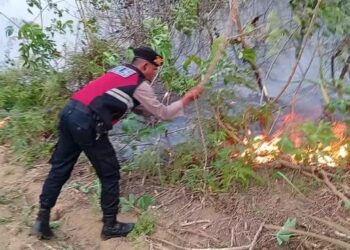 Cegah Karhutla, Polresta Tanjungpinang Intensifkan Patroli