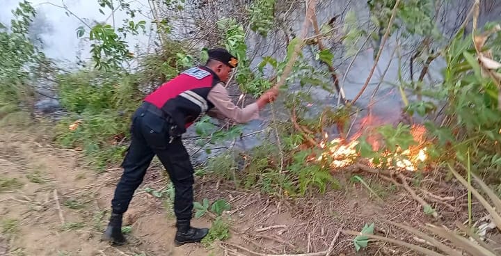 Cegah Karhutla, Polresta Tanjungpinang Intensifkan Patroli