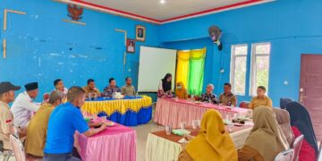Camat Jemaja Mudahir, SP pimpin rapat persiapan MeBDay Pemkab Anambas