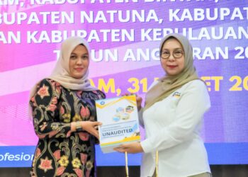 Wabup Deby Serahkan LKPD 2025 Tepat Waktu, Komitmen Bintan Wujudkan Keuangan Transparan