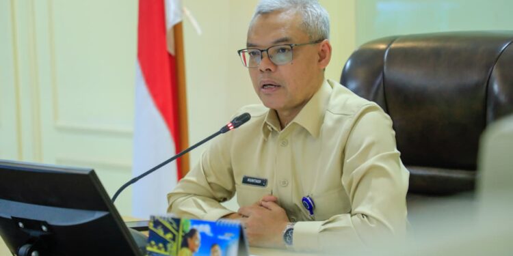 Sekretaris Jenderal Kementerian Ketenagakerjaan (Kemnaker), Cris Kuntadi menerima audiensi Pertamina Corporate University (PCU)