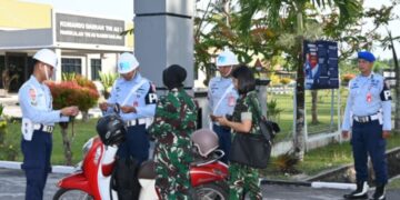 Operasi Gaktibplin TNI AU di Lanud RSA Natuna Sasar Disiplin Personel dan Kendaraan