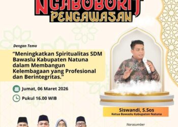 Bawaslu Natuna Gelar “Ngebuburit Pengawasan” Perkuat Spiritualitas dan Integritas SDM