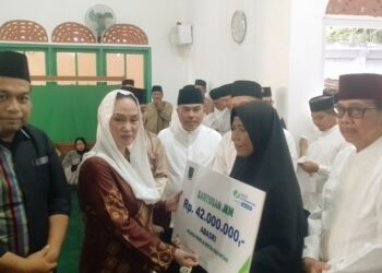 BPJS Ketenagakerjaan Serahkan Santunan JKM Rp42 Juta kepada Ahli Waris Nelayan di Batu Gajah