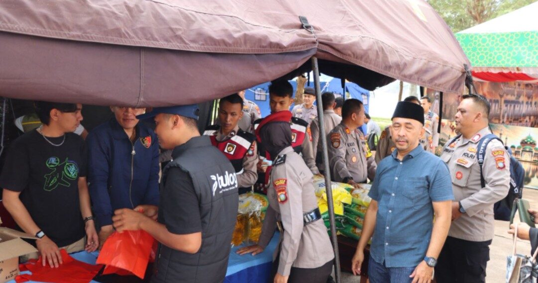 Bantu Warga di Bulan Ramadhan, Polres Natuna Adakan Gerakan Pangan Murah