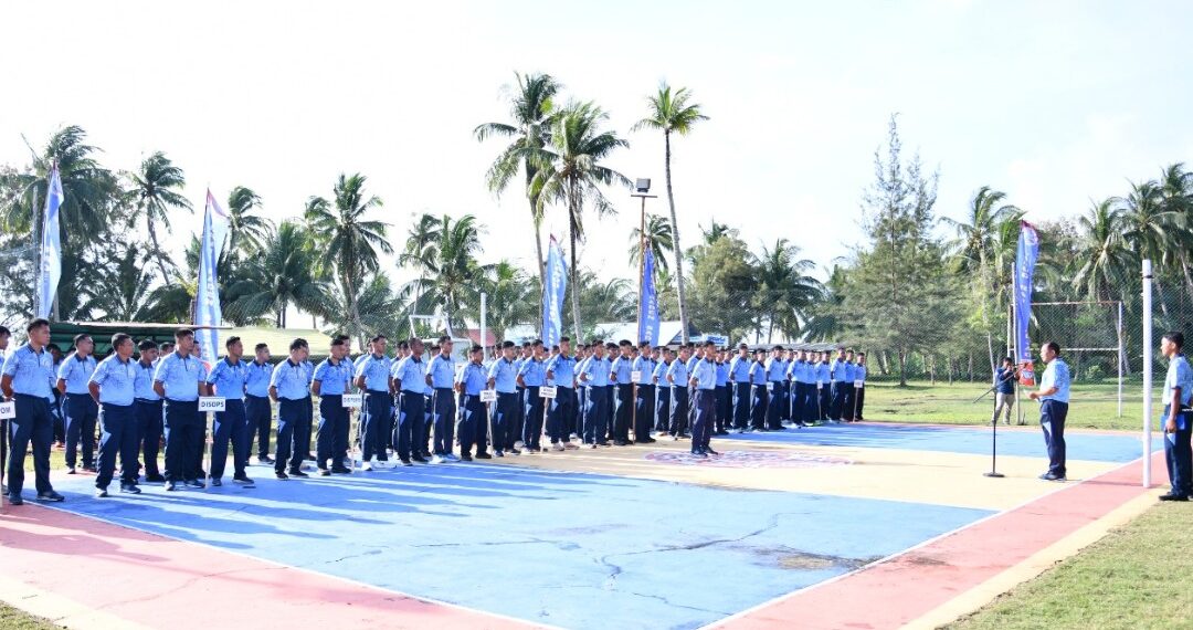 Meriahkan HUT ke-80 TNI AU, Lanud RSA Natuna Hadirkan Turnamen Voli Internal