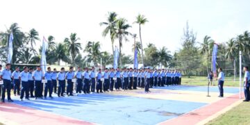 Meriahkan HUT ke-80 TNI AU, Lanud RSA Natuna Hadirkan Turnamen Voli Internal