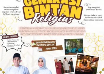 Berkemah hingga Tadabbur Alam, Bupati Roby Ajak Generasi Muda Bintan Perkuat Iman dan Karakter