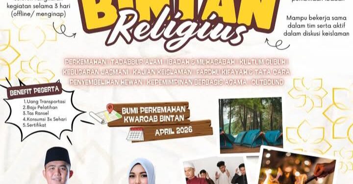 Berkemah hingga Tadabbur Alam, Bupati Roby Ajak Generasi Muda Bintan Perkuat Iman dan Karakter