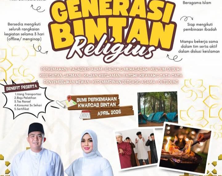 Berkemah hingga Tadabbur Alam, Bupati Roby Ajak Generasi Muda Bintan Perkuat Iman dan Karakter