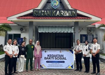 Semarak HBP 2026, Rutan Karimun Beri Bantuan Gerobak Usaha ke Keluarga Napi