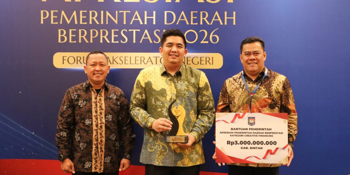 Bintan Sabet Terbaik I Nasional, Bukti Inovasi Pembiayaan Daerah Berbuah Prestasi