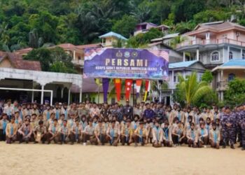 Penutupan Persami KKRI Lanal Tarempa Berlangsung Khidmat, Cetak Generasi Disiplin dan Tangguh