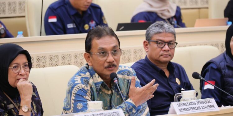 Siapkan Ketersediaan SDM yang Berintegritas, Sekjen ATR/BPN Minta Dukungan Komisi II DPR RI dalam Transformasi STPN