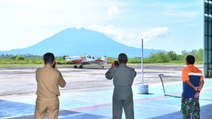 Danlanud RSA Pastikan Kesiapan Operasi Modifikasi Cuaca di Natuna