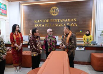 Wamen Ossy Tinjau Kantah Kota Palangkaraya: Ingin Layanan Pertanahan Semakin Memudahkan Masyarakat