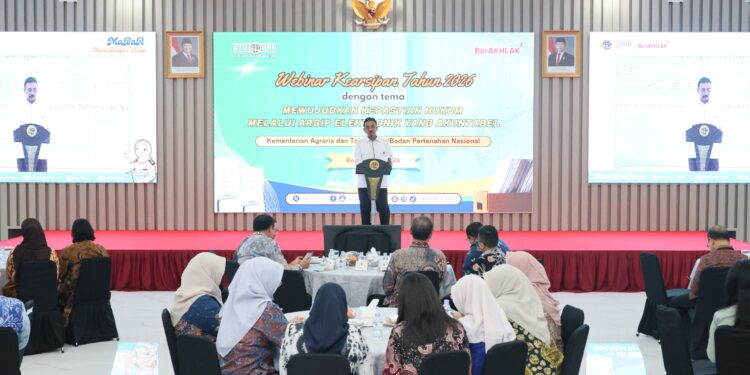 Peralihan Arsip Pertanahan Elektronik sebagai Sebuah Keniscayaan, Sekjen ATR/BPN: Harus Dikelola dengan Baik