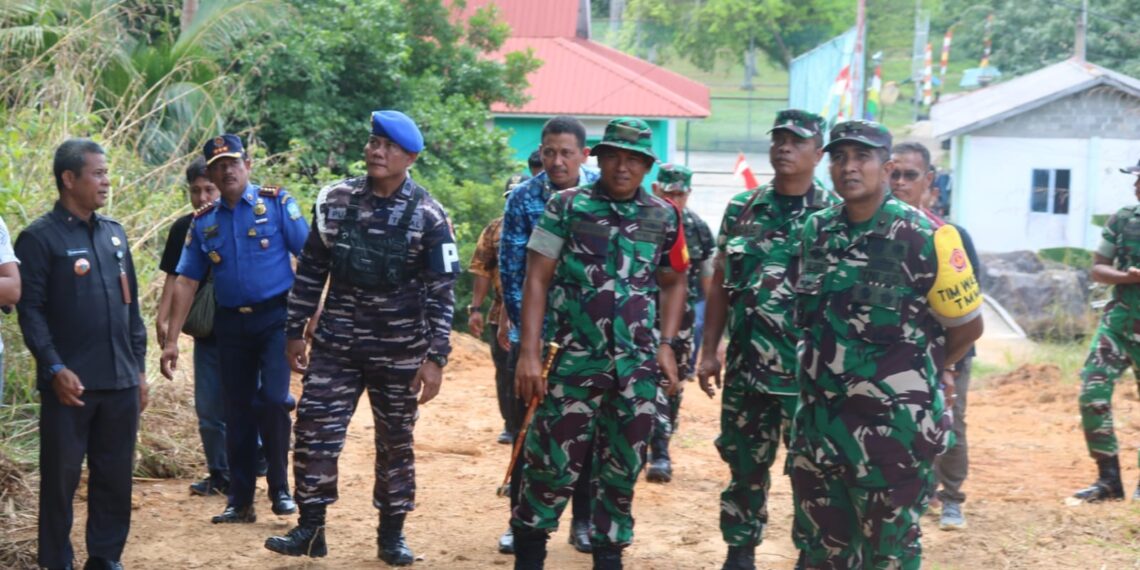 Kodim 0318/Natuna Terima Kunjungan Tim WASEV TMMD di Anambas