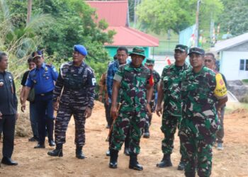 Kodim 0318/Natuna Terima Kunjungan Tim WASEV TMMD di Anambas