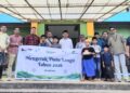 Kantor Cabang Pegadaian Natuna saat melaksanakan kegiatan berbagi bertajuk MPL (Mengetuk Pintu Langit). Kegiatan “Jumat Berkah” yang dilaksanakan di Masjid Nurul Iman Sual, Kecamatan Bunguran Timur, Kabupaten Natuna Provinsi Kepulauan Riau