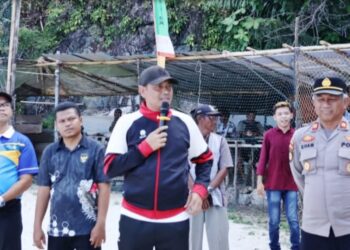 Turnamen Mini Soccer U-12 Desa Liuk Resmi Dibuka Sekda Anambas
