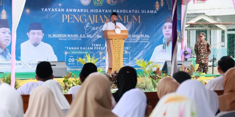 Bicara Soal Amanah Pimpinan dalam Pengajian di Pandeglang, Menteri Nusron: Permudah Rakyat