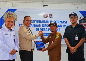 Imigrasi Karimun Edukasi Warga Desa Pangke Cegah TPPO dan PMI Nonprosedural