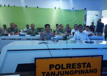 Polresta Tanjungpinang Dukung Ketahanan Pangan, Ikuti Panen Raya Jagung Serentak dan Launching SPPG Polri