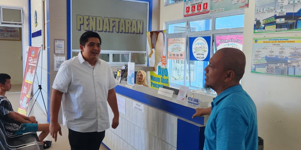 Sidak Puskesmas Teluk Bintan, Roby Pastikan Pelayanan Kesehatan Prima untuk Masyarakat