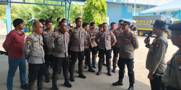 Skenario Rusuh di PLTU Sebatak, Polres Karimun Kerahkan Dalmas Inti Hadapi Massa Demo