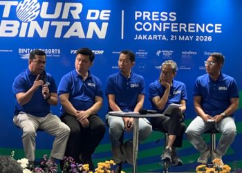 Konferensi Pers Tour de Bintan 2026 di Jakarta, Sekda Ronny: Ajang Balap Dunia Sekaligus Etalase Pariwisata Bintan