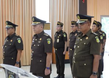 Rotasi Jabatan, Kajati Kepri Lantik 8 Pejabat Eselon IV: Tekankan Integritas dan Inovasi Kerja