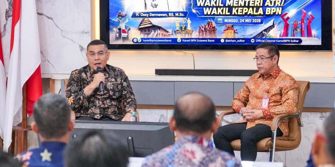 Sambangi Sulbar, Wamen Ossy Imbau GTRA Jadi Kunci Penyelesaian Konflik Pertanahan di Daerah