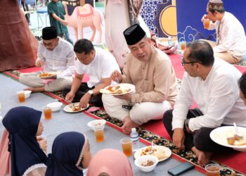 Hangatnya Iduladha di Rutan Tanjungpinang, WBP dan Anak Panti Asuhan Makan Bersama Daging Kurban