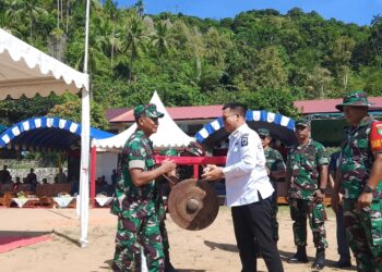 Hadiri Penutupan TMMD Ke-128, Bupati Aneng: TNI AD Nyata Bangun Desa Bersama Rakyat