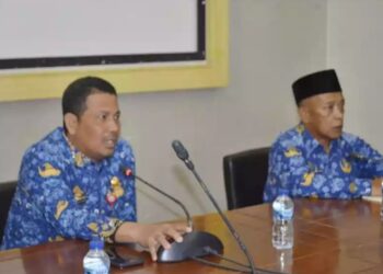 Sekretaris Daerah Kabupaten Kepulauan Anambas, Sahtiar, SH,MM memimpin rapat koordinasi implementasi Peraturan Presiden Republik Indonesia Nomor 72 Tahun 2025 tentang Standar Harga Satuan Regional (SHSR) bersama jajaran perangkat daerah di lingkungan Pemkab Anambas