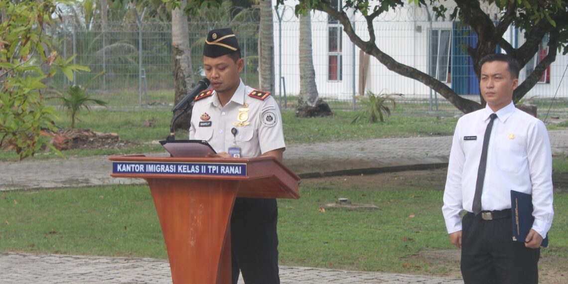 Imigrasi Ranai Peringati Hari Lahir Pancasila, Teguhkan Komitmen Pelayanan Berintegritas