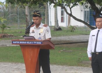 Imigrasi Ranai Peringati Hari Lahir Pancasila, Teguhkan Komitmen Pelayanan Berintegritas
