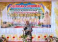 Plt, Kepala Sekolah SDN 009 Landak Saat berikan sambutan di acara pelepasan Siswa-siswi kelas VI