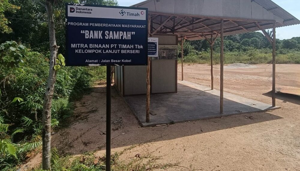 Sulap Sampah Jadi Cuan, PT Timah Bina Bank Sampah di Kundur Barat
