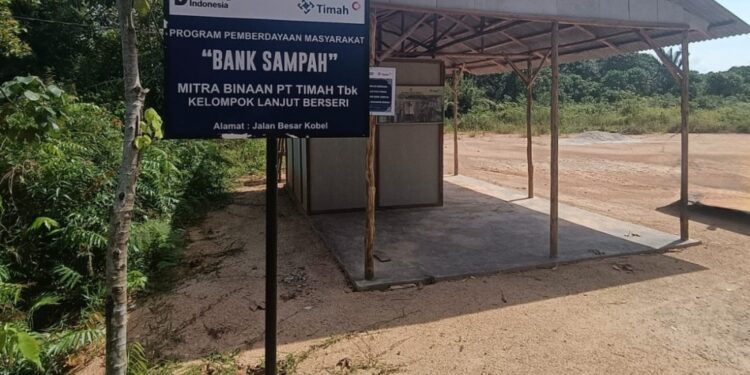 Sulap Sampah Jadi Cuan, PT Timah Bina Bank Sampah di Kundur Barat