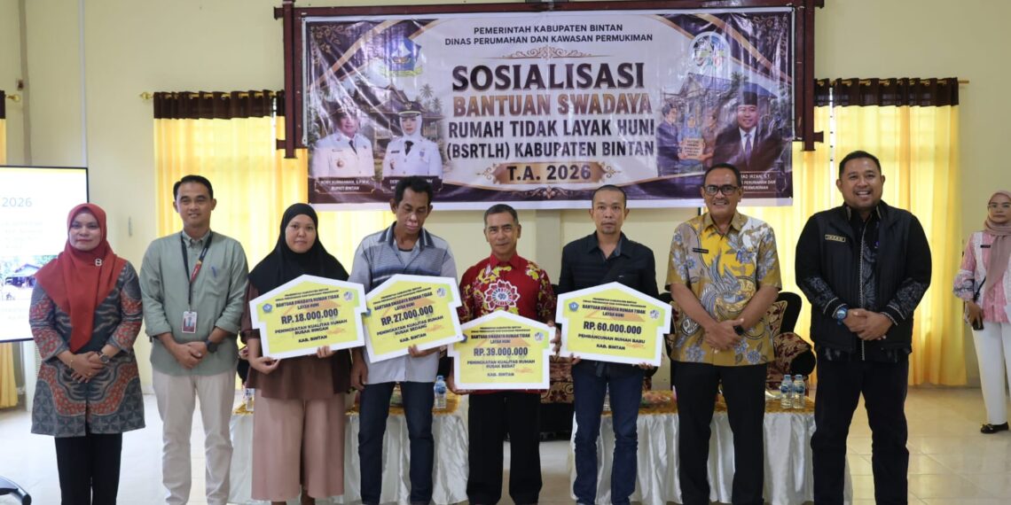 Pemkab Bintan Kembali Bedah Rumah Warga, 44 Unit RTLH Siap Direhabilitasi Tahun 2026