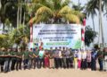 PT TIMAH Sulap Pantai Asmara Dewi, Tanam Pohon Dan Bersih Pantai Jelang Hari Lingkungan Hidup Sedunia 2026